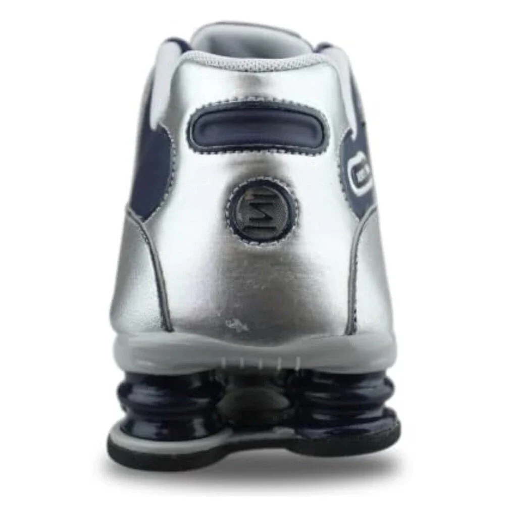 Nike Shox NZ Shoes Midnight Navy Silver Black 378341402 Men's - 10.5 ((No Lid))